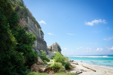 Güzel Pandawa plaj Endonezya Bali Adası