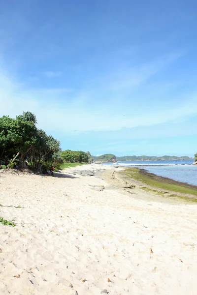 Goa Çin Beach'te Malang, Doğu Java, Endonezya - doğa tatil arka plan — Stok fotoğraf