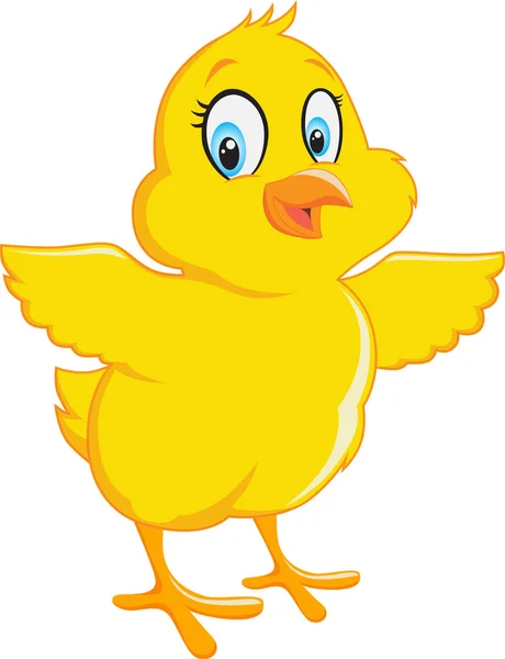 Schattig Chick cartoon voorontwerp op witte achtergrond. vector illustratie eps10. Kip, vogel, Haan — Stockvector