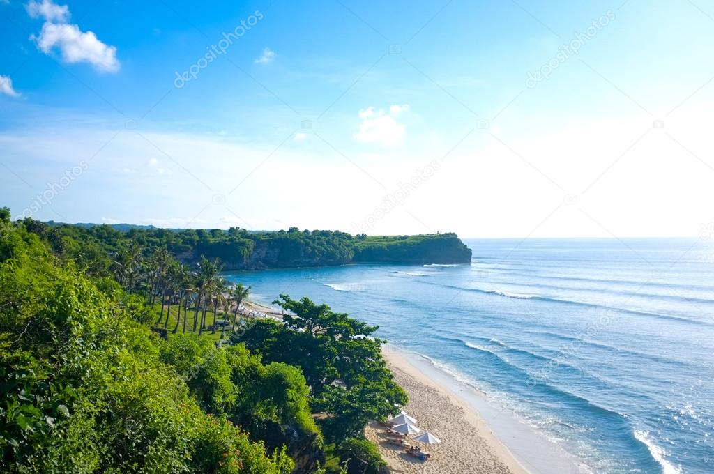 Balangan Beach in Bali Indonesia - nature vacation background