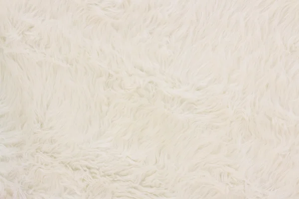 White fur fabric close up abstract texture background — Stock Photo, Image