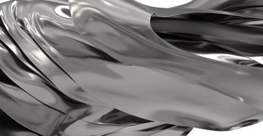 Soyut Metalik Gümüş Kumaş Kurutma Arkaplanı