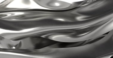 Zarif Gümüş Kumaş Kumaş Arkaplan Dokusu