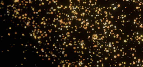 Altın Yıldız Toz Arkaplanı