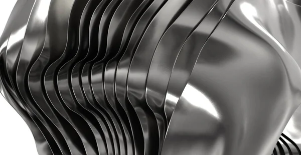 Soyut Metal Dalga Arkaplan Dokusu
