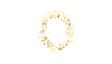 Altın Yıldız Konfeti Şenlik Tasarımları Çerçevesi