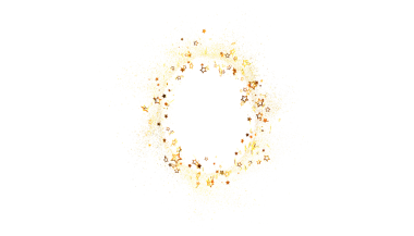 Altın Yıldız Konfeti Çerçevesi, Festivalsel Arkaplan