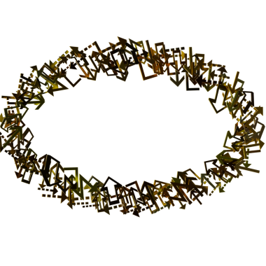 Soyut Yeşil oklar arka plan