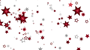 Kırmızı ve Gümüş Yıldızlar Arkaplanı