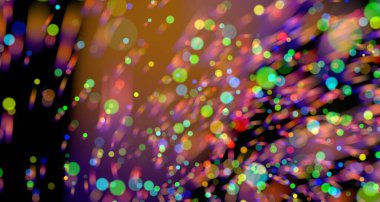 Soyut renkli bokeh ışıklar arka plan