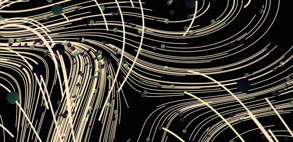 Soyut Girdap Çizgileri ve Noktaları