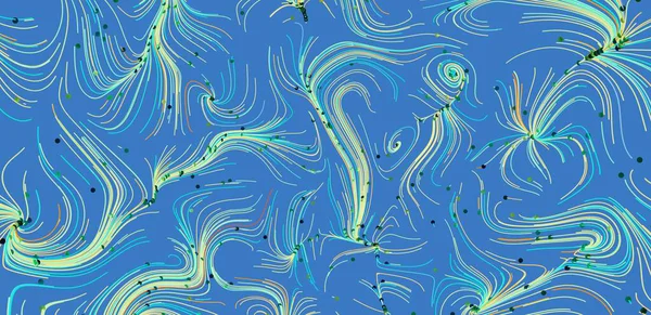 Soyut Girdap Çizgileri Deseni