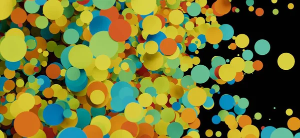 Renkli çember soyut arkaplan