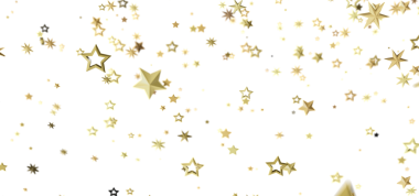 Beyaz Arkaplanda Düşen Altın Yıldızlar