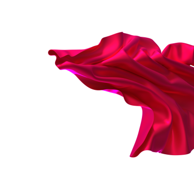 Yanmış turuncu saten bir kumaş parçası. Özel bir şeyi ortaya çıkarmaya hazır.