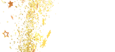 Kutlama için Altın Yıldız Patlaması Arkaplanı