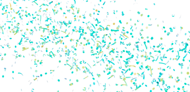 Teal ve Altın Konfeti Arkaplan Dokusu