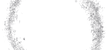 Gümüş Parlak Yıldızlar Çerçeve Sınır Tasarımı