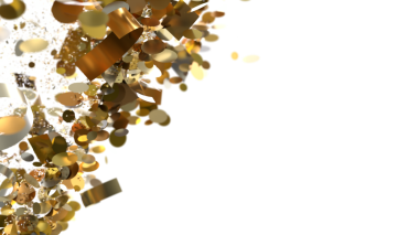 Altın Konfeti Kutlama Arkaplanı
