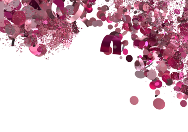 Pembe Konfeti Kutlama Arkaplanı