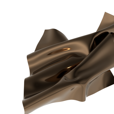 Soyut Kahverengi Kumaş Örtü