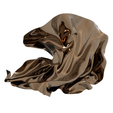 Soyut Kahverengi Metalik Kumaş Örtü