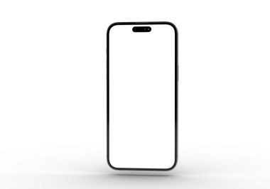 Boş Ekran ile Modern Smartphone Mockup