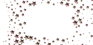 Pembe ve Kahverengi Yıldızlı Çerçeve Arkaplanı