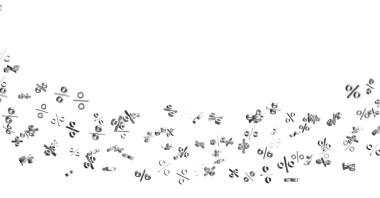 Yüzde 3D dijital alışveriş.