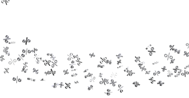 Yüzde 3D dijital alışveriş.