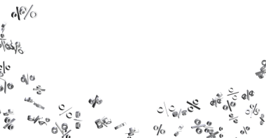 Yüzde 3D dijital alışveriş.