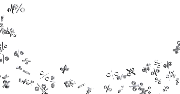 Yüzde 3D dijital alışveriş.