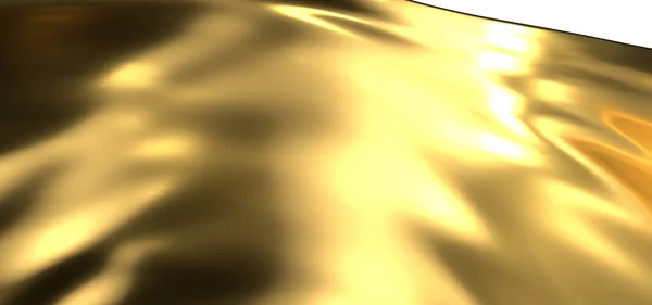 Radiant Drapery: Bir Lumi ile soyut 3D Altın Kumaş Görüntü
