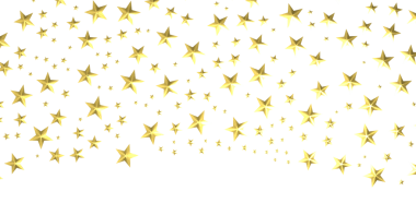 XMAS Stars - Altın madalyalı Banner. Parlayan toz ve yıldızlarla dolu neşeli bir sınır.. 