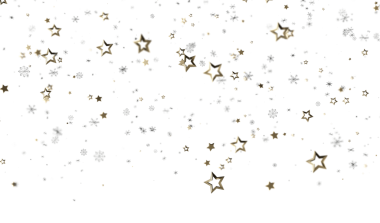 Kayan Yıldızlar ve Kar Taneleri Kış Arkaplanı