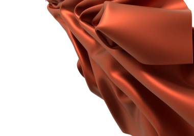 Soyut Örtülmüş Kumaş, Turuncu İpek Dokusu