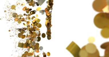 Altın Konfeti Patlaması: Şenlikli Arkaplan