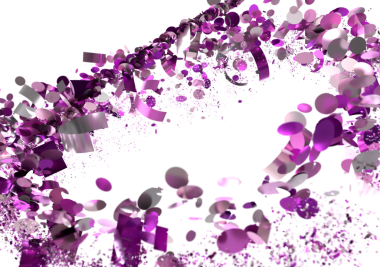 Mor Konfeti Patlama Arkaplanı