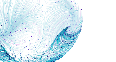 Soyut Mavi Akış Çizgileri