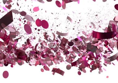 Pembe Konfeti Patlaması: Şenlikli Arkaplan