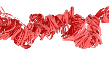 Soyut Kırmızı Girdap Metal Tasarımı