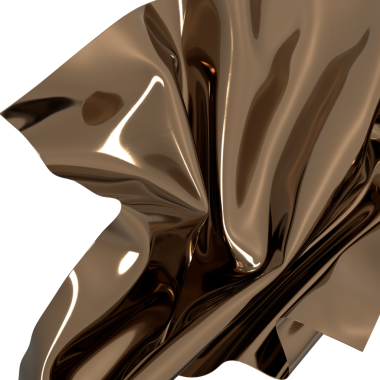 Soyut Bronz Kumaş Örtüsü