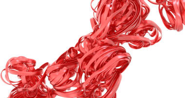 Soyut Kırmızı Girdap Tasarım Elementi