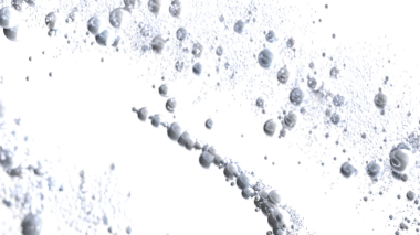 Silver Bubbles Soyut Arkaplan