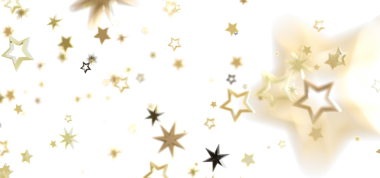 Beyaz Arkaplanda Düşen Altın Yıldızlar