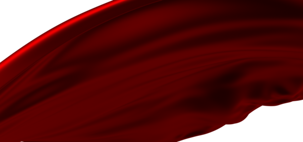 Beyaz arka plan üzerinde izole yumuşak zarif kırmızı kumaş