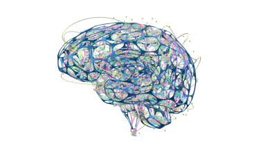 Soyut Beyin İllüstrasyonu: Sinirsel Ağların Bilim ve Teknoloji Kavramları