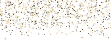 Altın konfeti ve beyaz üzerinde bokeh etkisi olan soyut arkaplan