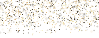 Beyaz Arkaplanda Kutlama İçin Soyut Altın ve Siyah Konfeti