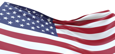 Gururla Dalgalanan: Canlı 3D ABD Bayrağı Ulusal Gururu Gösteriyor